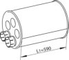 MAN 81151010313 Middle-/End Silencer